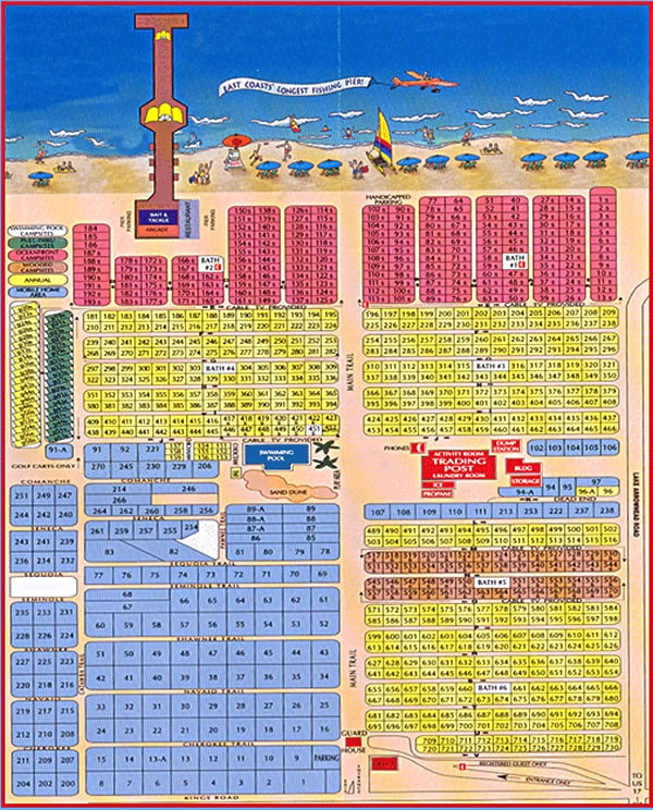 Apache Family Campground, Myrtle Beach, SC - GPS, Campsites, Rates