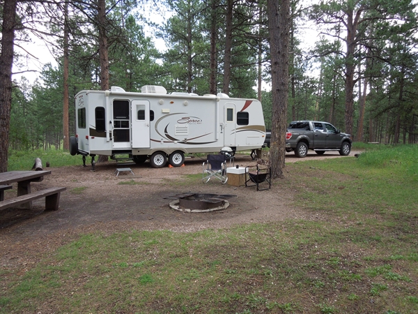 Black Hills National Forest Sheridan Lake South Shore Campground, Hill
