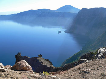 View of Crater Lake from Garfield Peak