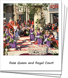 Rose Queen and Royal Court, Tournament of Roses Parade