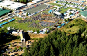 Birdseye view of the Oregon Jamboree