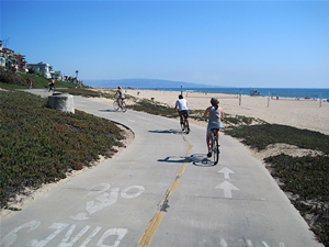 beach road cycling