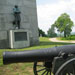 Cannon and statue at Vicksburg National Military Park