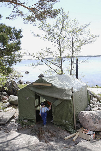 Tent sauna