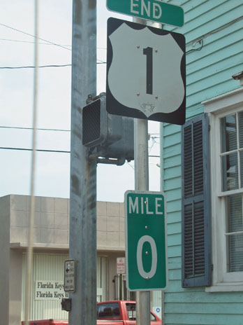 Mile Marker 0 on US Hwy 1 in Key West, FL