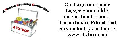 A Theme Learning Center Box. Engage your child's imagination for hours.