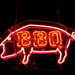 BBQ Pig Neon Sign