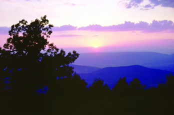 Sunset, Shenandoah Valley National Park