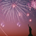 Fireworks over the Statue of Liberty, New York