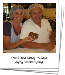 Frank and Stacy Pullano workamping