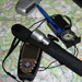 GPS device and compass on a map