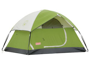 Green SunDome tent