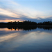 Sunset over Lac Seul, Ontario, Canada