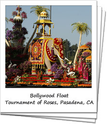 Bollywood float, Tournament of Roses Parade
