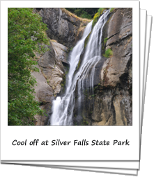 Waterfall at Silver Falls State Park, Oregon