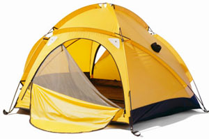 Yellow Dome tent