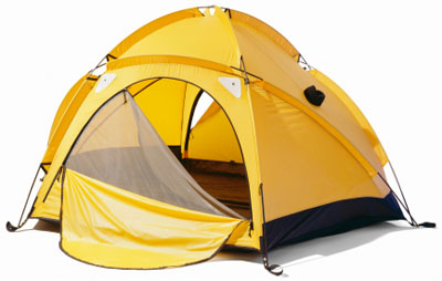 Yellow Dome Tent