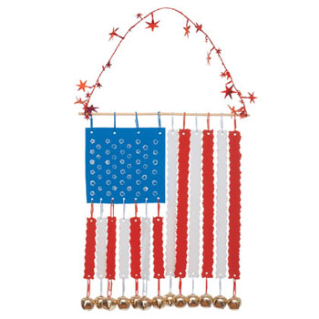 Stars and Stripes Wind Chimes