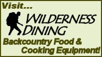 Wilderness Dining, backcountry food and cooking equipment