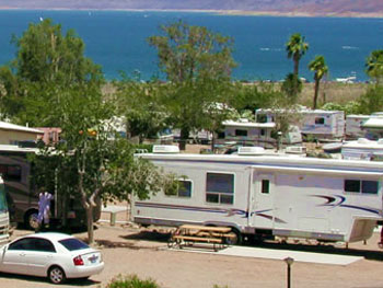 RV sites at Lake Mead