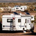 An RV with solar panels