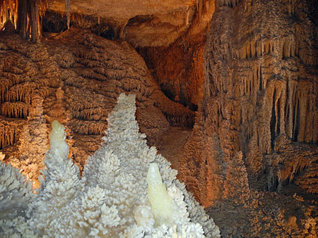 Calcite crystals in Caverns of Sonora