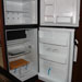New empty and clean RV refrigerator