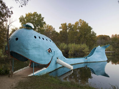 Blue Whale statue
