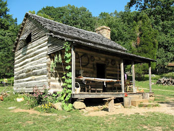 Appalachian Farm building at Humpback Rock, Blue Ridge Parkway