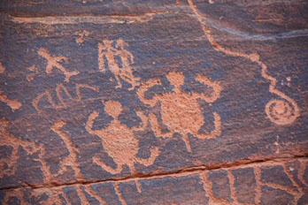 Petroglyphs at V-Bar-V Heritage Site
